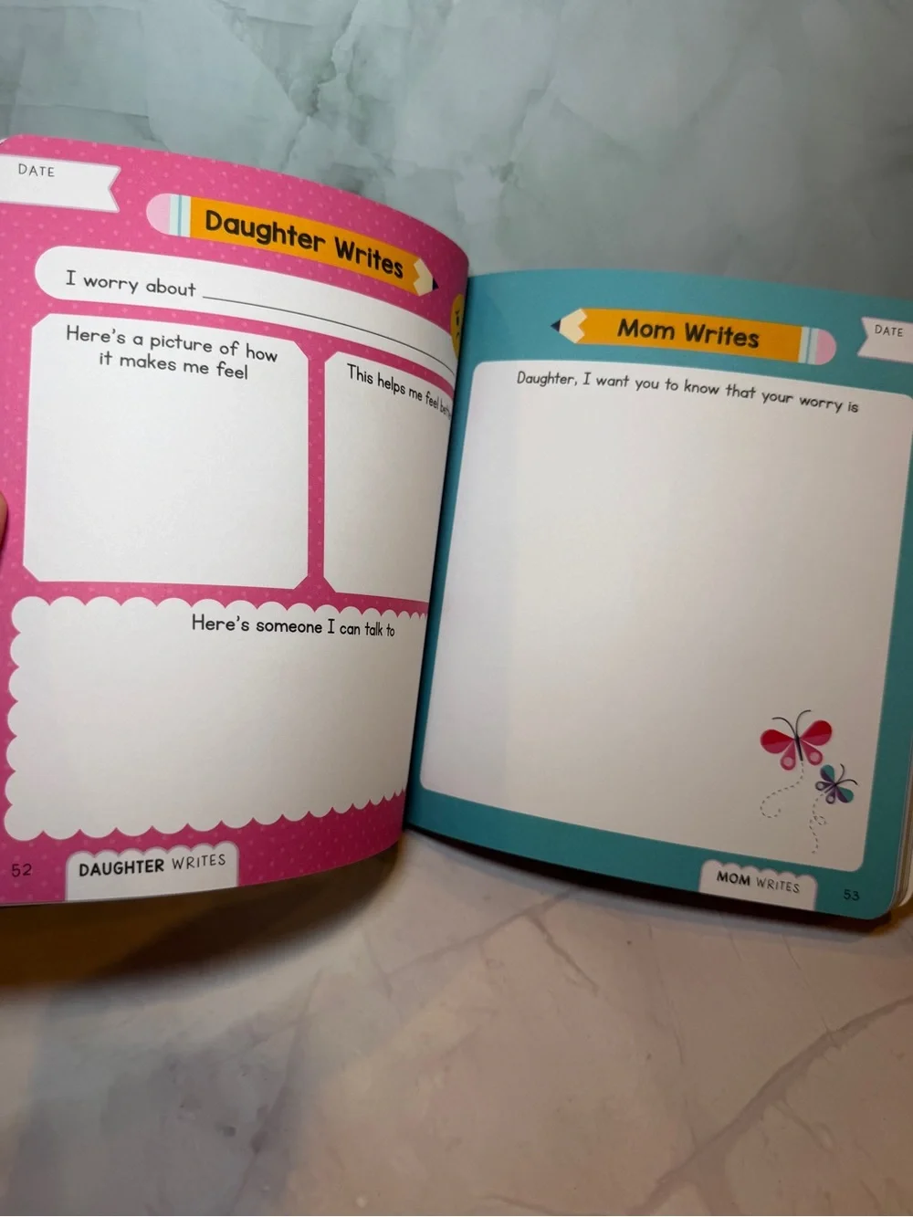 My First Mom and Daughter Journal - Pink Activity Book for Girls and Moms
